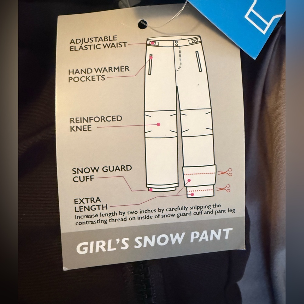 Falls Creek Kids Black Cargo Pants - Picture 7 of 7